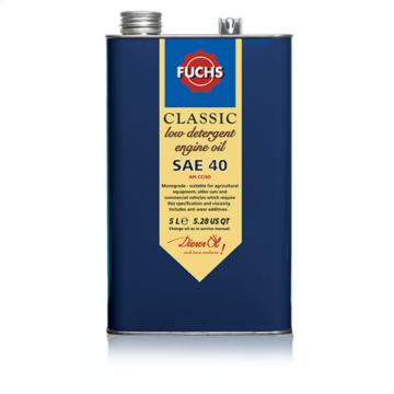 Fuchs Classic Low Detergent SAE 40 Engine Oil - 5L Tin CLASSIC-SAE-40-5L