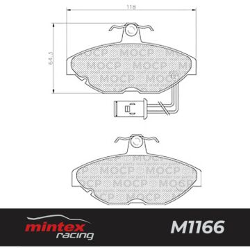 Mintex Racing MDB1224 M1166 High Performance Brake Pads
