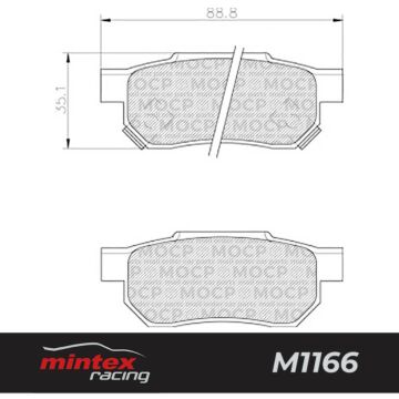 Mintex Racing MDB1411 M1166 High Performance Brake Pads