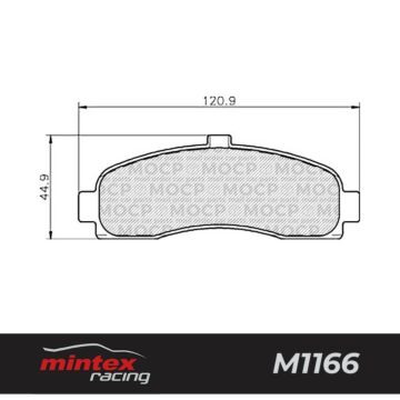 Mintex Racing MDB1623 M1166 High Performance Brake Pads
