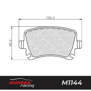 MINTEX MDB2580 M1144 PERFORMANCE PADS MDB2580M1144