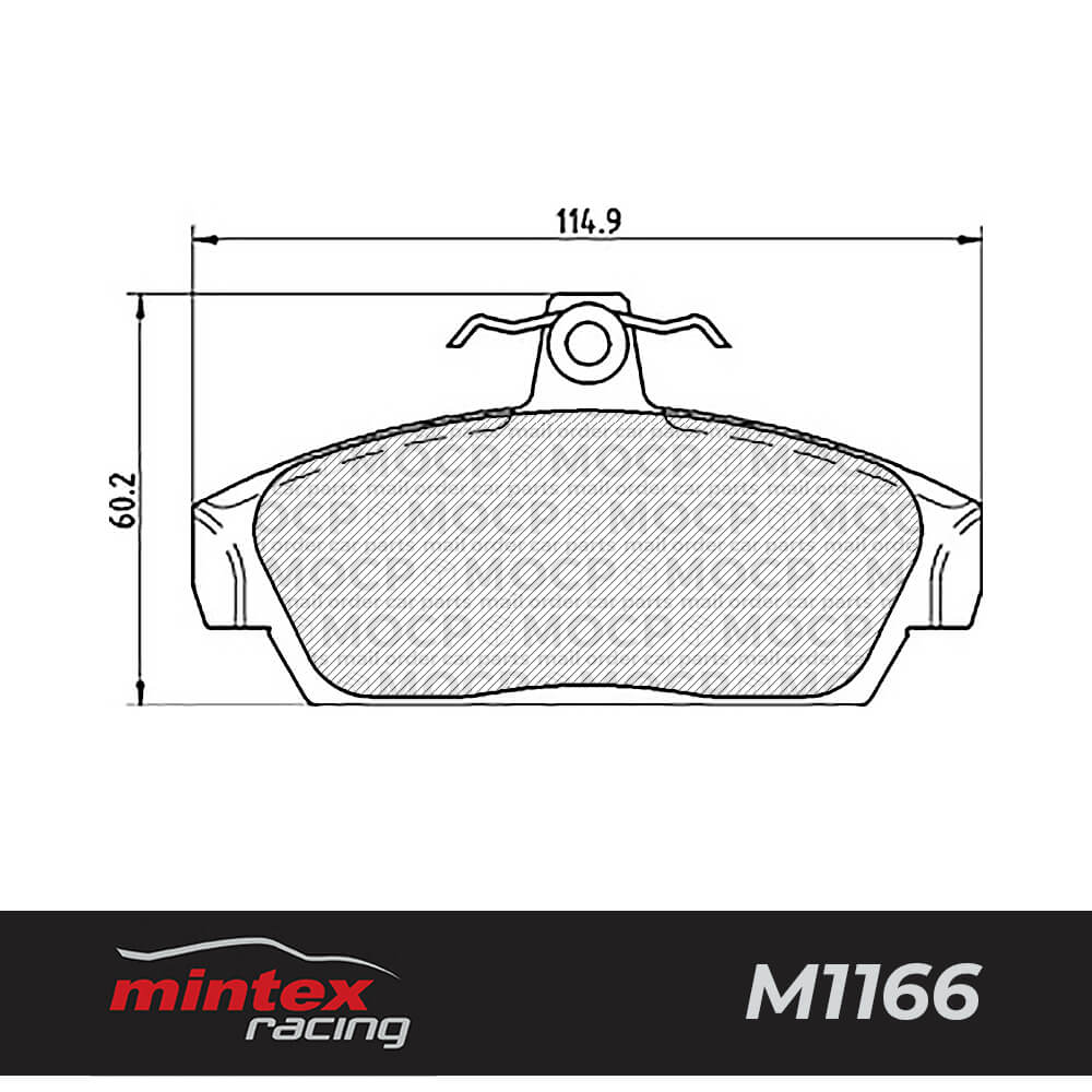 Mintex Racing MDB1175 M1166 High Performance Brake Pads